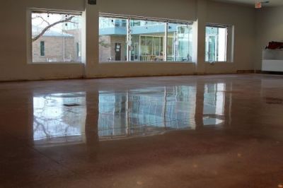 polished concrete residential