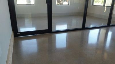 polished concrete commercial