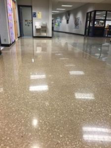 polished exposed aggregate floor