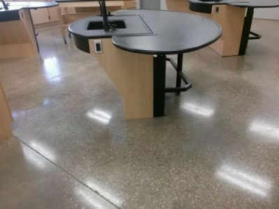 Odessa High School polished floor Odessa, TX