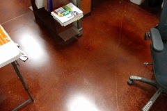 Stained concrete floor Bastrop, TX