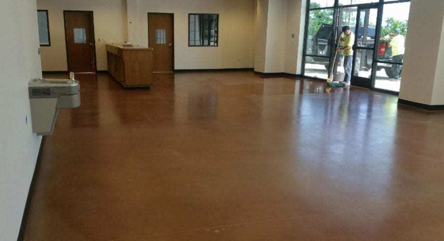 stained concrete floors austin