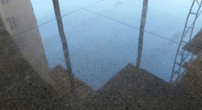 exposed aggregate polished