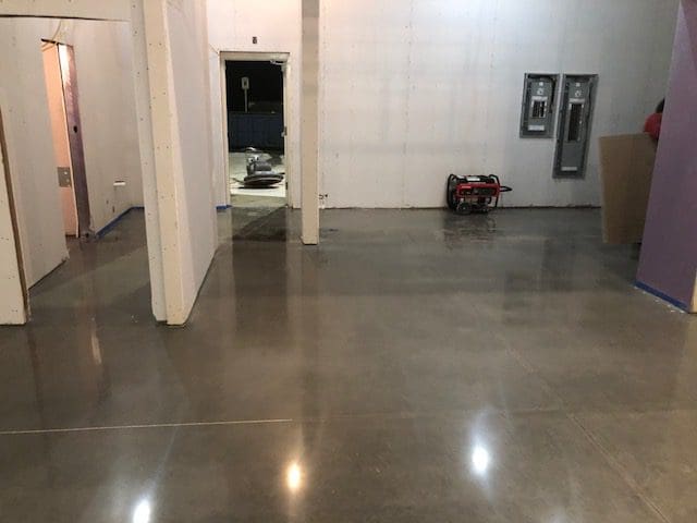 polished concrete flooring dallas