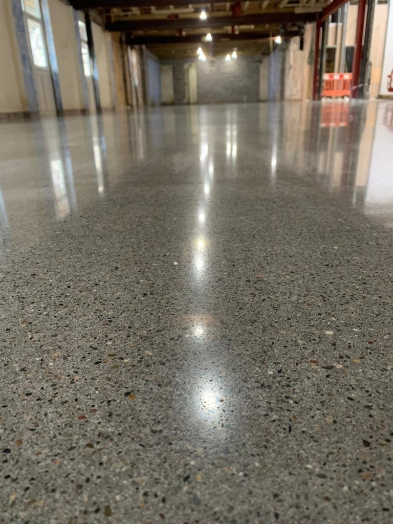 polished concrete floors midland