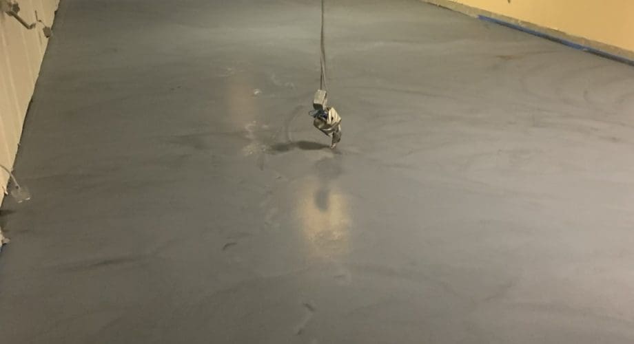 black concrete resurfacing