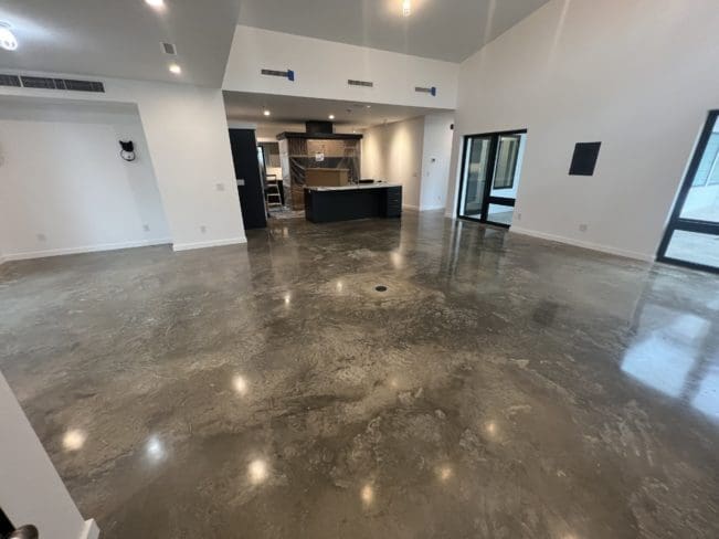 polished concrete Austin